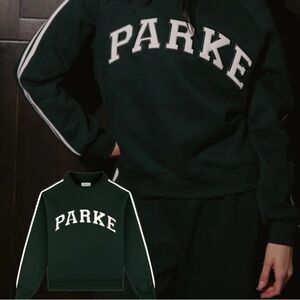 Brand New-Hard to find!PARKE Dark Green Crewneck Sweatshirt Size XXL
